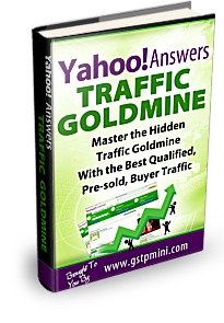 Yahoo Answers Traffic Goldmine Cover